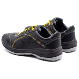 ŁUKPOL Techwork 1128P férfi munkacipő, fekete 5