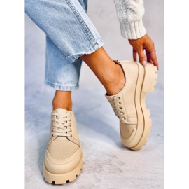 Golv Khaki trekking tornacipő bézs 1