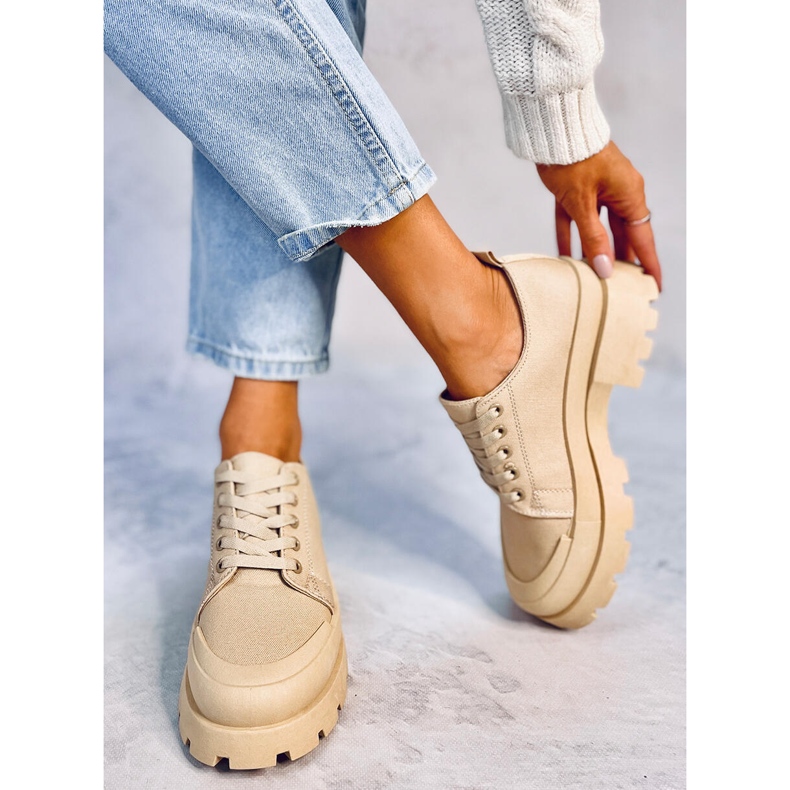 Golv Khaki trekking tornacipő bézs 1