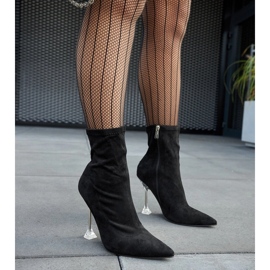 Ferguson fekete bokacsizma dekoratív sarokkal 1