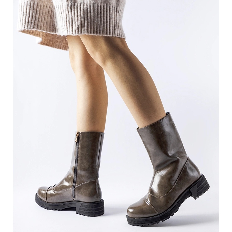 Sötétszürke szigetelt Monsanpolo csizma 1 Sötétszürke szigetelt Monsanpolo csizma 1