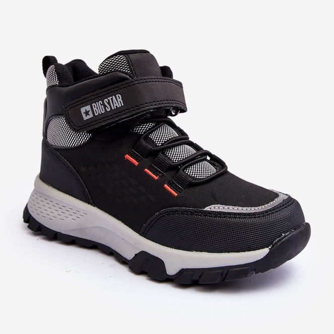 Memory Foam Gyerekcsizma Fekete Big Star KK374121 1
