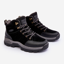 Férfi Trapper Trekking Cipők Fekete Fontanoe 2