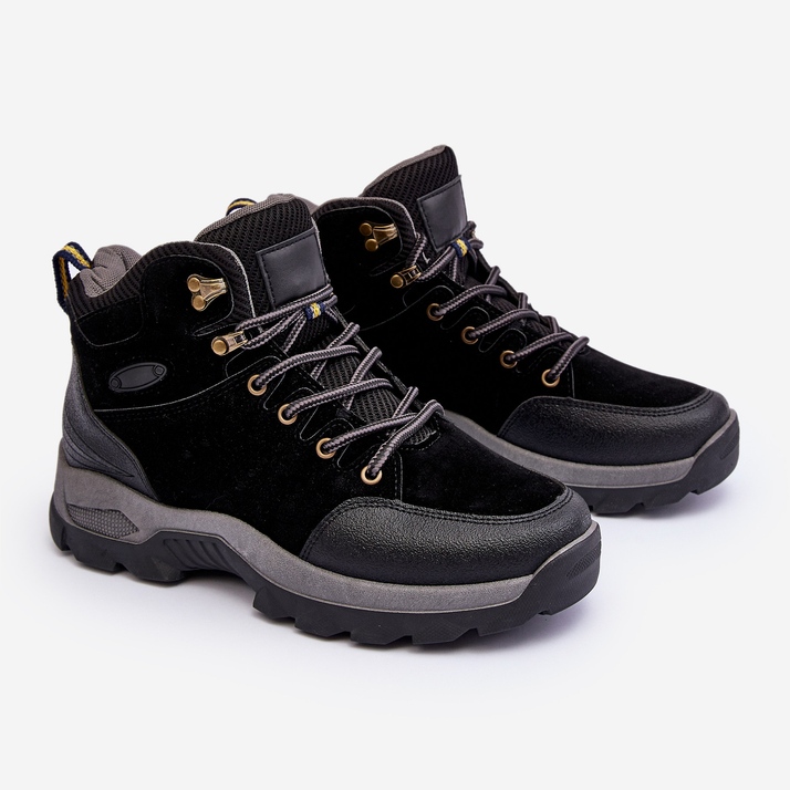Férfi Trapper Trekking Cipők Fekete Fontanoe 2
