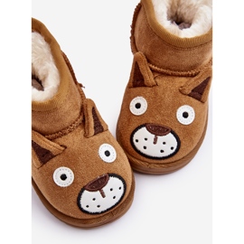 FR1 Gyerek hőszigetelt Camel Snow Boots Vavena barna 1
