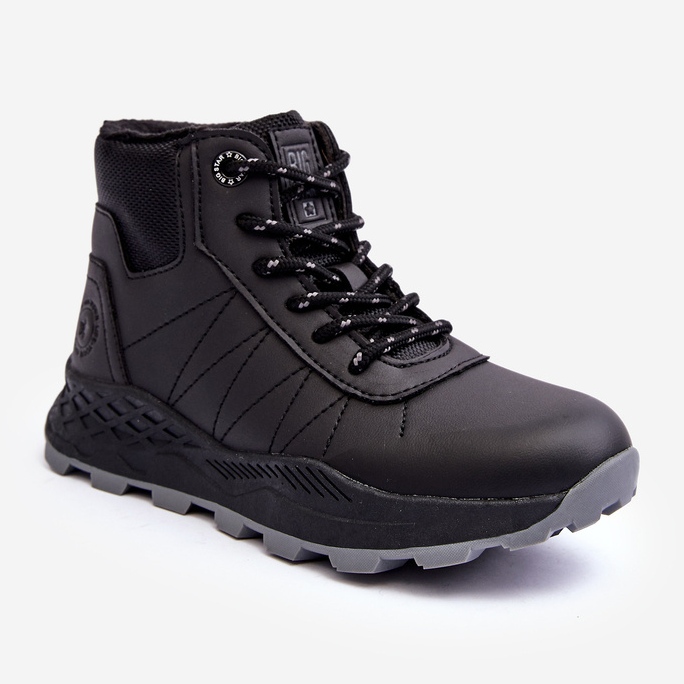 Gyermek szigetelt Trapper túracipő Black Big Star MM374203 fekete 1