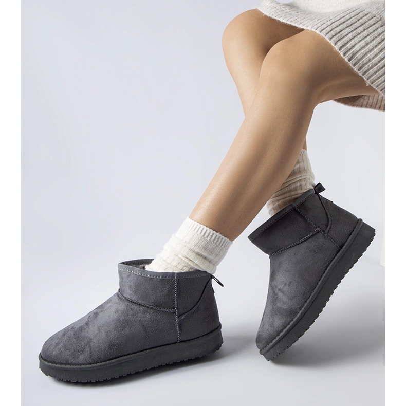 Szürke szigetelt rövid hócsizma a Guglielmától 1