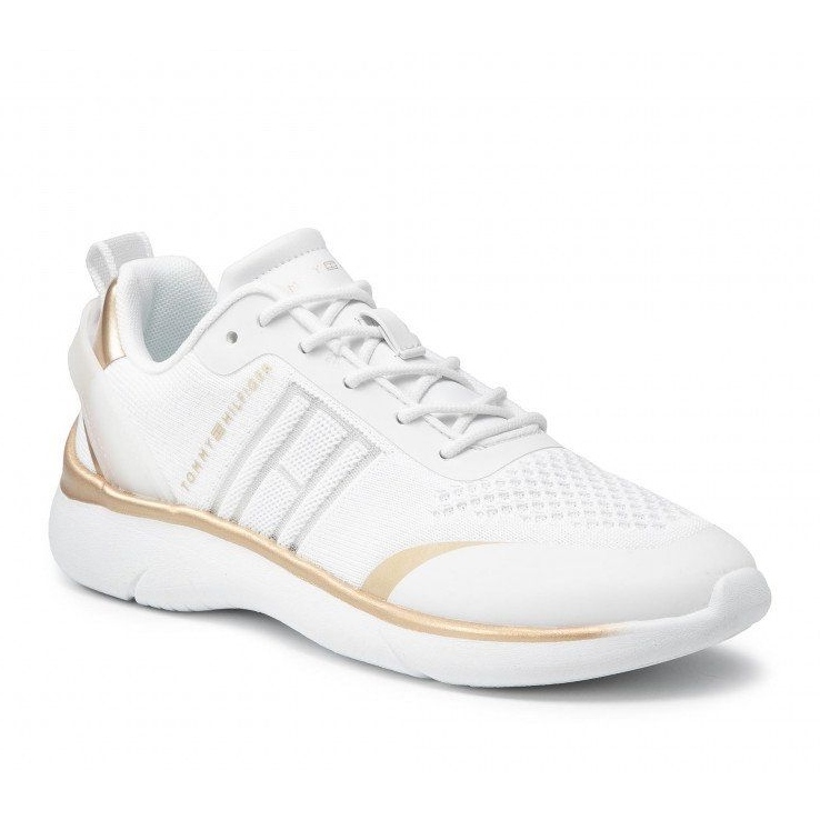 Tommy Hilfiger Kötött könnyű tornacipő W FW0FW05791-YBR fehér 1