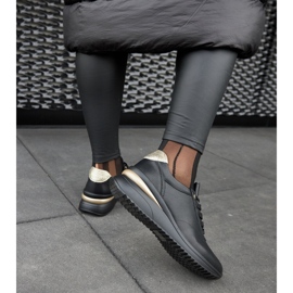 Fekete bőr cipők Federicotól 1