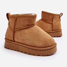 Gyermek Camel Nallita hőszigetelt hócsizma barna 1