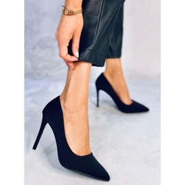 Cynthia Black női magassarkú fekete 2