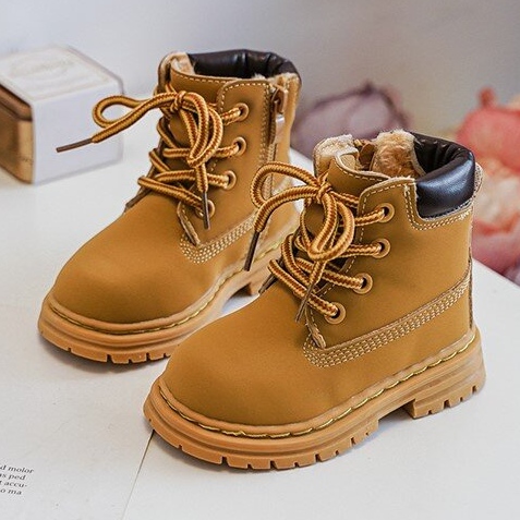 Gyermek Camel Bansi cipzáras Trapper csizma barna 1