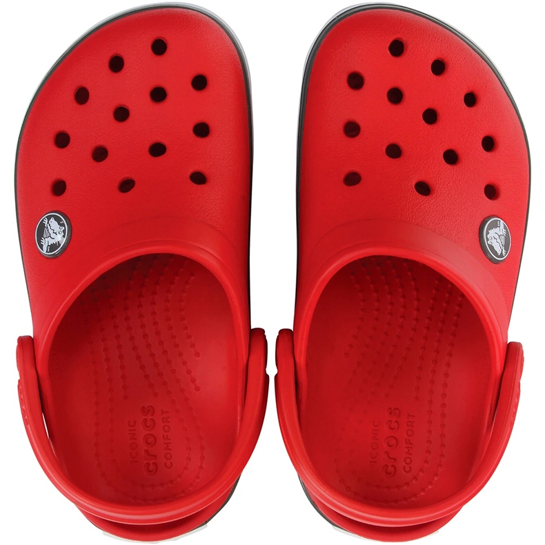 Crocs Kids Crocband Clog gyerekpapucs piros-szürke 207006 6IB 2 Crocs Kids Crocband Clog gyerekpapucs piros-szürke 207006 6IB 2