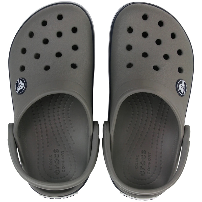 Crocs Kids Crocband Clog gyerekpapucs, szürke és sötétkék 207006 05H 2