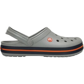 Crocs Crocband Clog férfi klumpa szürke és narancssárga 11016 01U 1