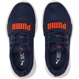 Puma Wired Run Ps gyerekcipő, sötétkék 374216 21 2