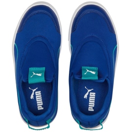 Puma Courtflex v2 Slip On Ps gyerekcipő kék 374858 11 2
