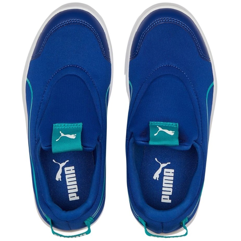 Puma Courtflex v2 Slip On Ps gyerekcipő kék 374858 11 2