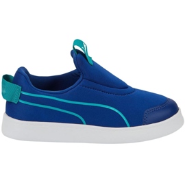 Puma Courtflex v2 Slip On Ps gyerekcipő kék 374858 11 1