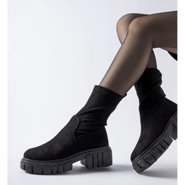 Fekete Montefusco öko-velúr felbújós csizma 1 Fekete Montefusco öko-velúr felbújós csizma 1