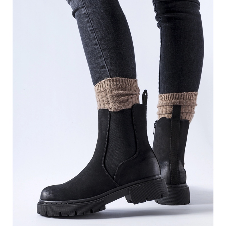 Piedalue fekete szigetelt matt bokacsizma 1 Piedalue fekete szigetelt matt bokacsizma 1