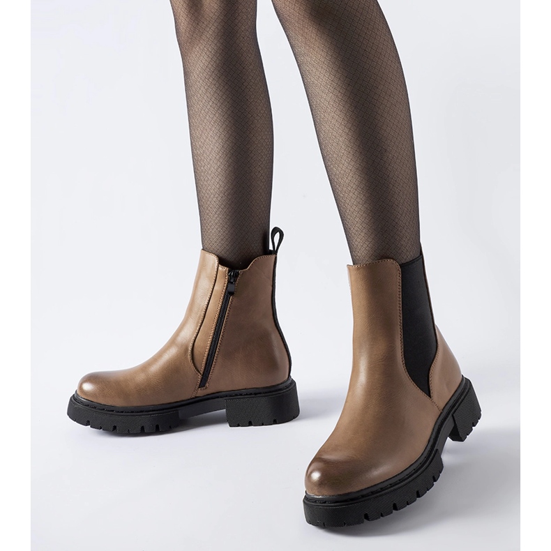 Barna szigetelt Piedalue bokacsizma 1