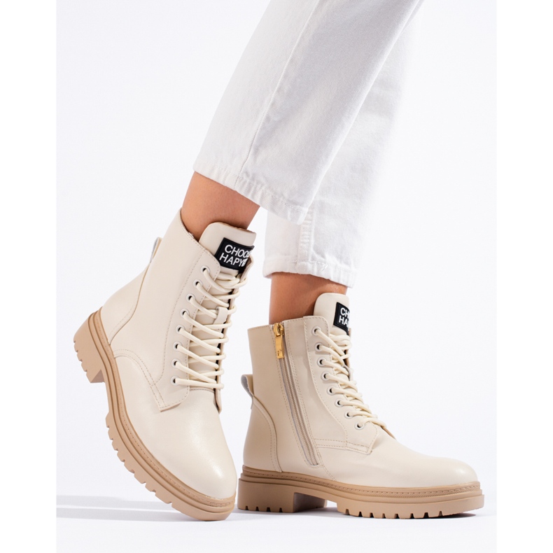 W. Potocki Potocki bézs színű női munkásnadrág 1