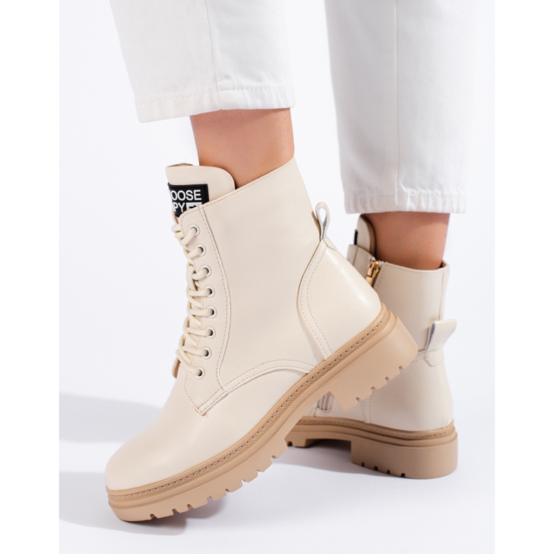 W. Potocki Potocki bézs színű női munkásnadrág 2 W. Potocki Potocki bézs színű női munkásnadrág 2