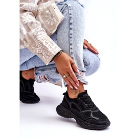 Női fekete sportcipő 4