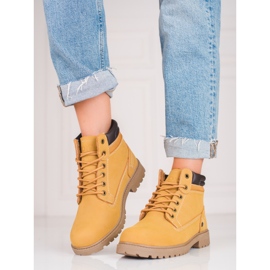 DK női bőr túrabakancs barna 1