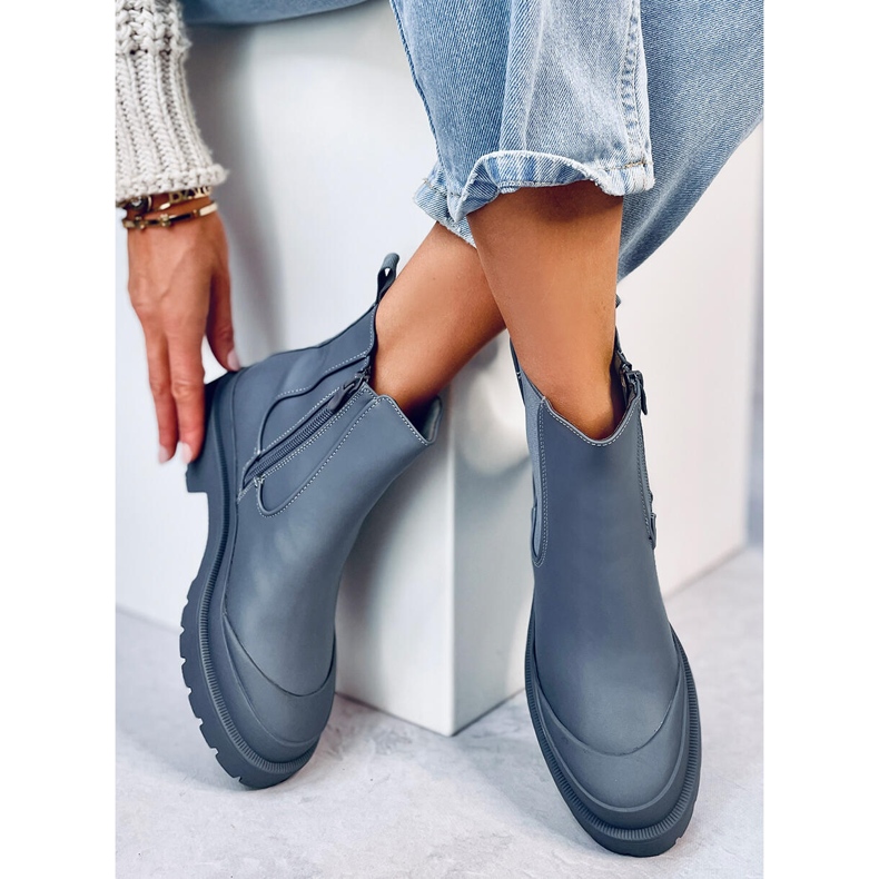 Carey LT.BLUE Jodhpur csizma kék 1