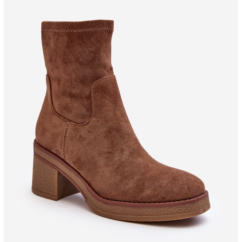 Női bokacsizma Barna Argastis 2