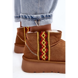 Velúr női hócsizma vastag talppal Camel Vebissat barna 1 Velúr női hócsizma vastag talppal Camel Vebissat barna 1