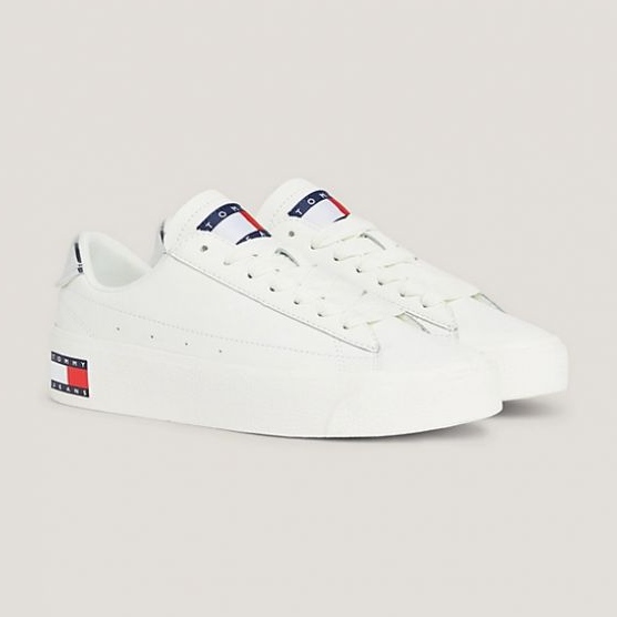 Tommy Hilfiger Vulc Lealther Plat Lc M cipő EN0EN02284YBL fehér 1 Tommy Hilfiger Vulc Lealther Plat Lc M cipő EN0EN02284YBL fehér 1