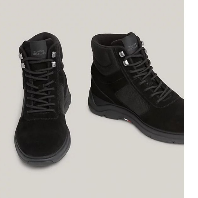 Tommy Hilfiger Core W Mix Cordura Hybrid Boot M FM0FM04807BDS cipő fekete 1