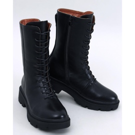 Heap Nero fűzős bokacsizma fekete 1