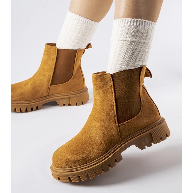 Davenport karamell felbújós bokacsizma barna 1 Davenport karamell felbújós bokacsizma barna 1