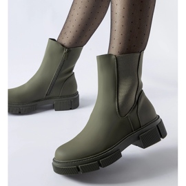 Zöld szigetelt Sorbo gumi bokacsizma 1