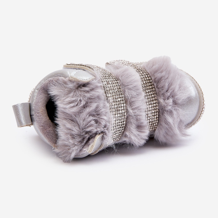 Gyerek ezüst Leela hőszigetelt hócsizma 1