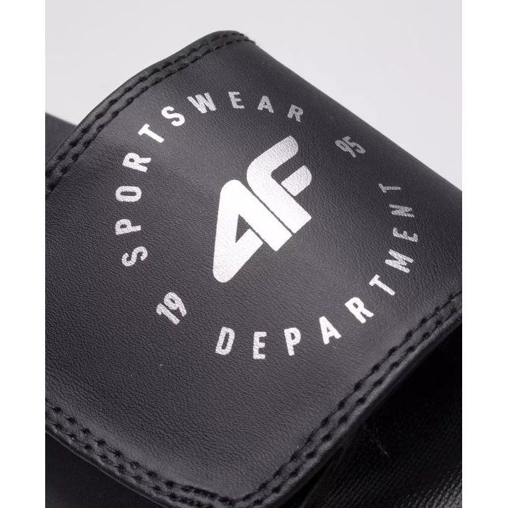 Női sport papucs 4F 4FJSS23FFLIM080-21S fekete 2