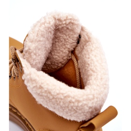 Női csizma barna juhbőr kabáttal 1