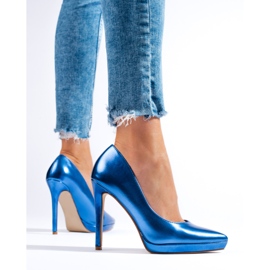 Blue Shelovet magassarkú pumpák lila 1