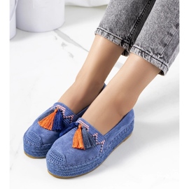 Kék espadrillák a Pisquid platformon 1
