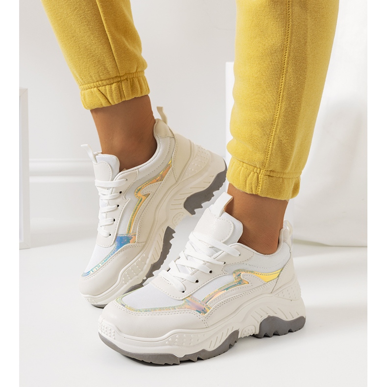 Bézs Gossett tornacipő fehér 2