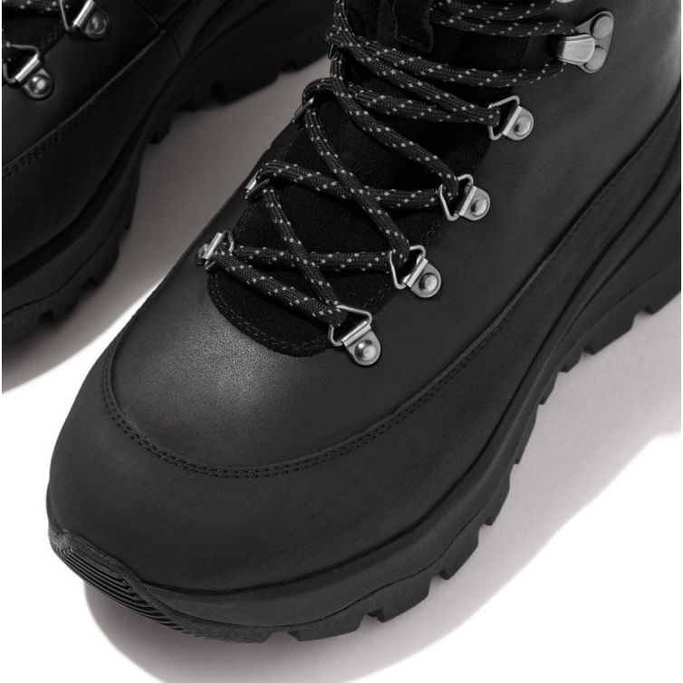 FitFlop Neo-D-Hyker vízálló szövet/velúr járócipő W GP3-090 fekete 1