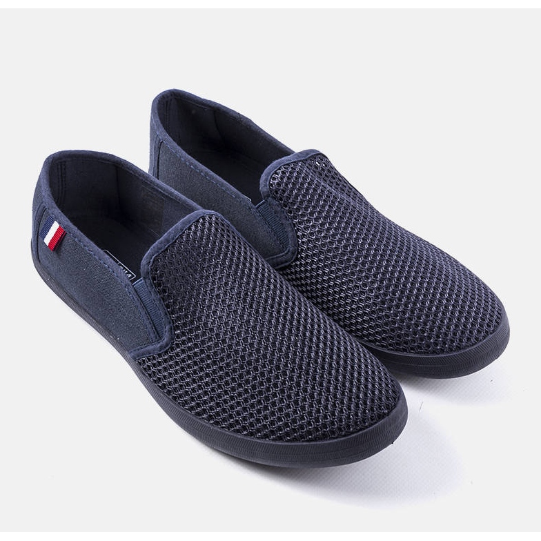 Garibaldi sötétkék áttört férfi tornacipő 1