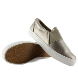 Felbújós tornacipő NB72P Gun Color gumival sárga 2