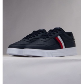 Tommy Hilfiger Supercup Leather Stripes M cipő FM0FM04824 DW5 kék 1