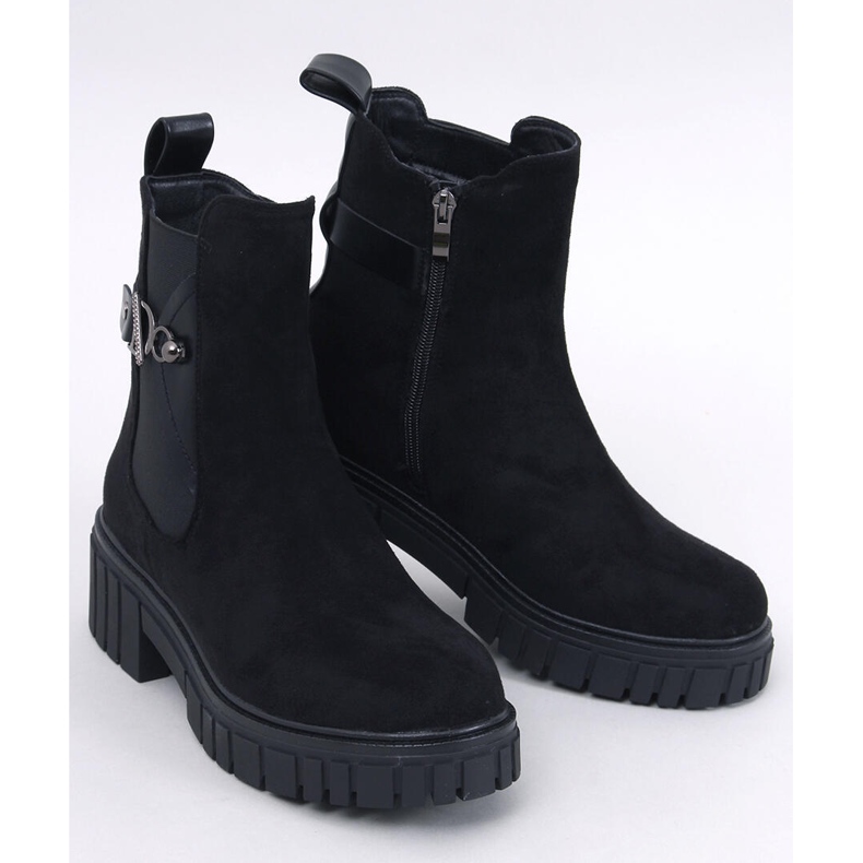 Errol Black platform Chelsea csizma fekete 1