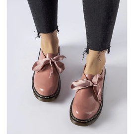 Rodriguez rózsaszín cipő dekoratív masnival 1